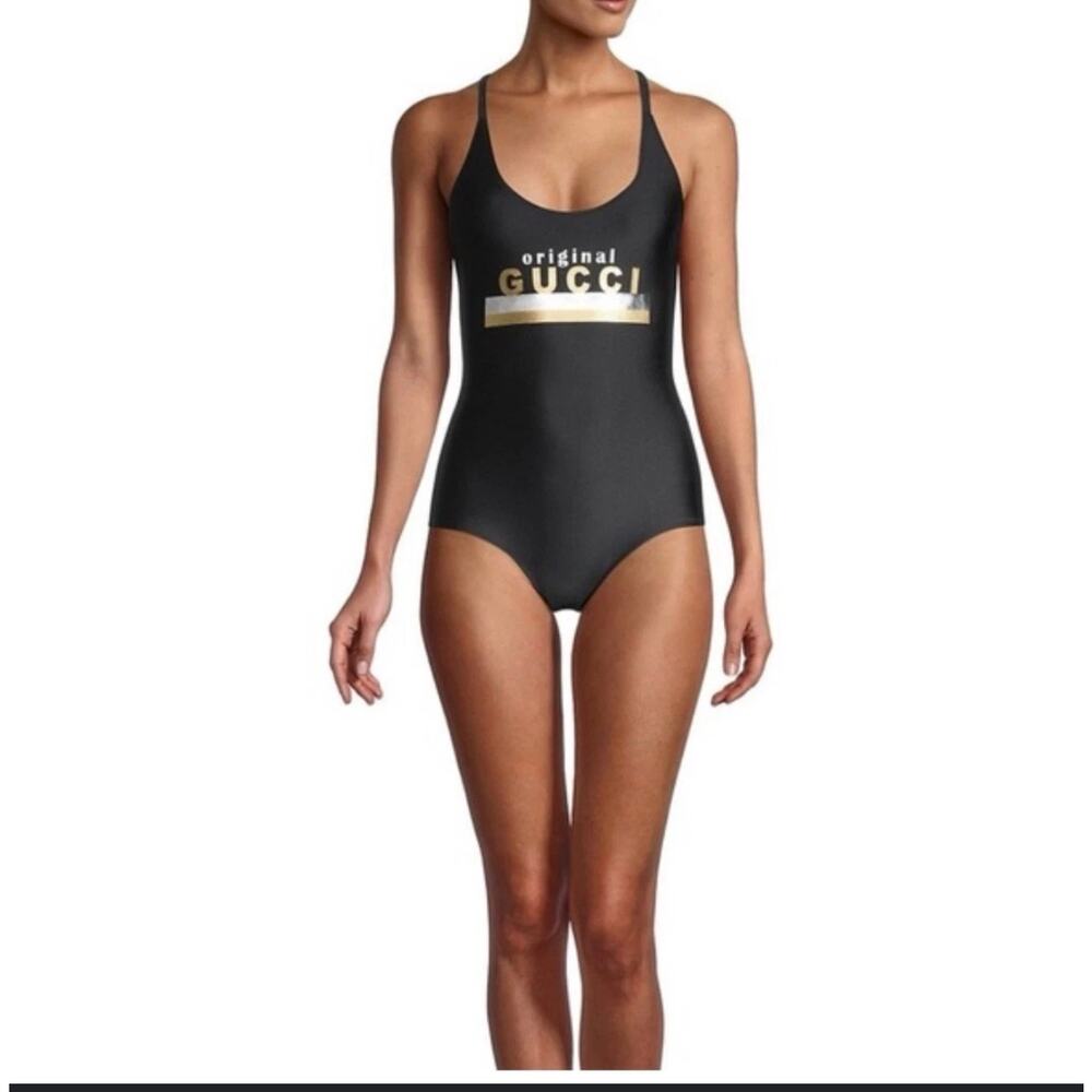 Gucci One Piece Swimsuit Size Medium Authentic - Picture 4 of 11